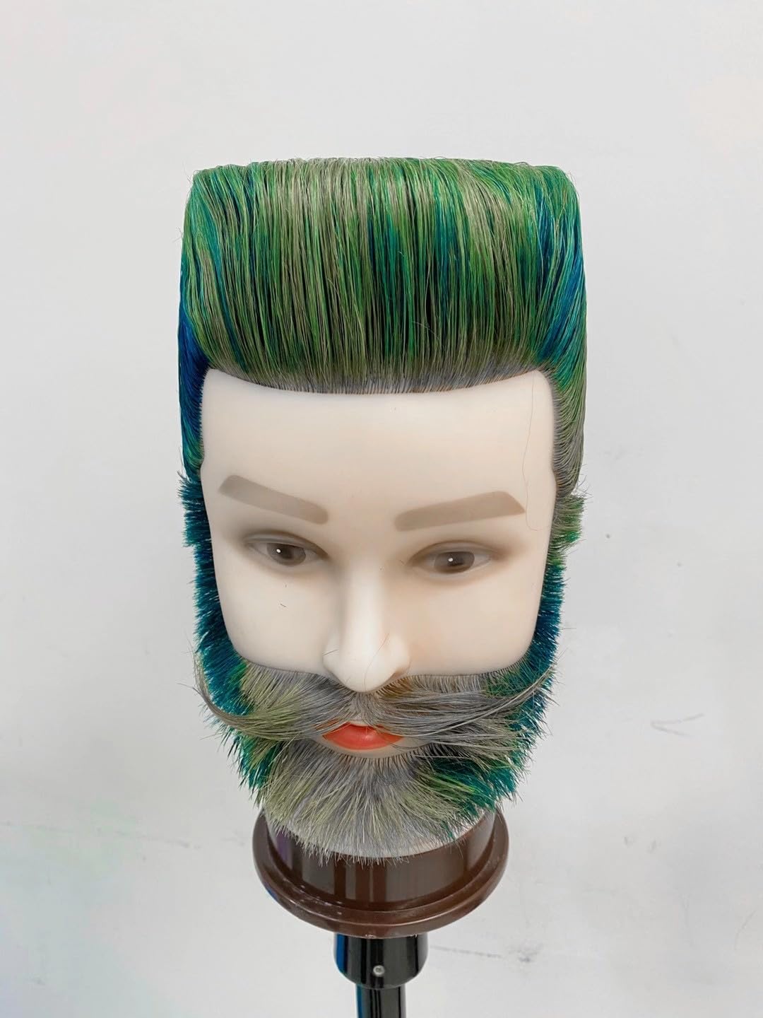 Mann Frisierkopf übungskopf Trainingsköpfe 100% Echthaar Haar Hairdressing Cosmetology Mannequin