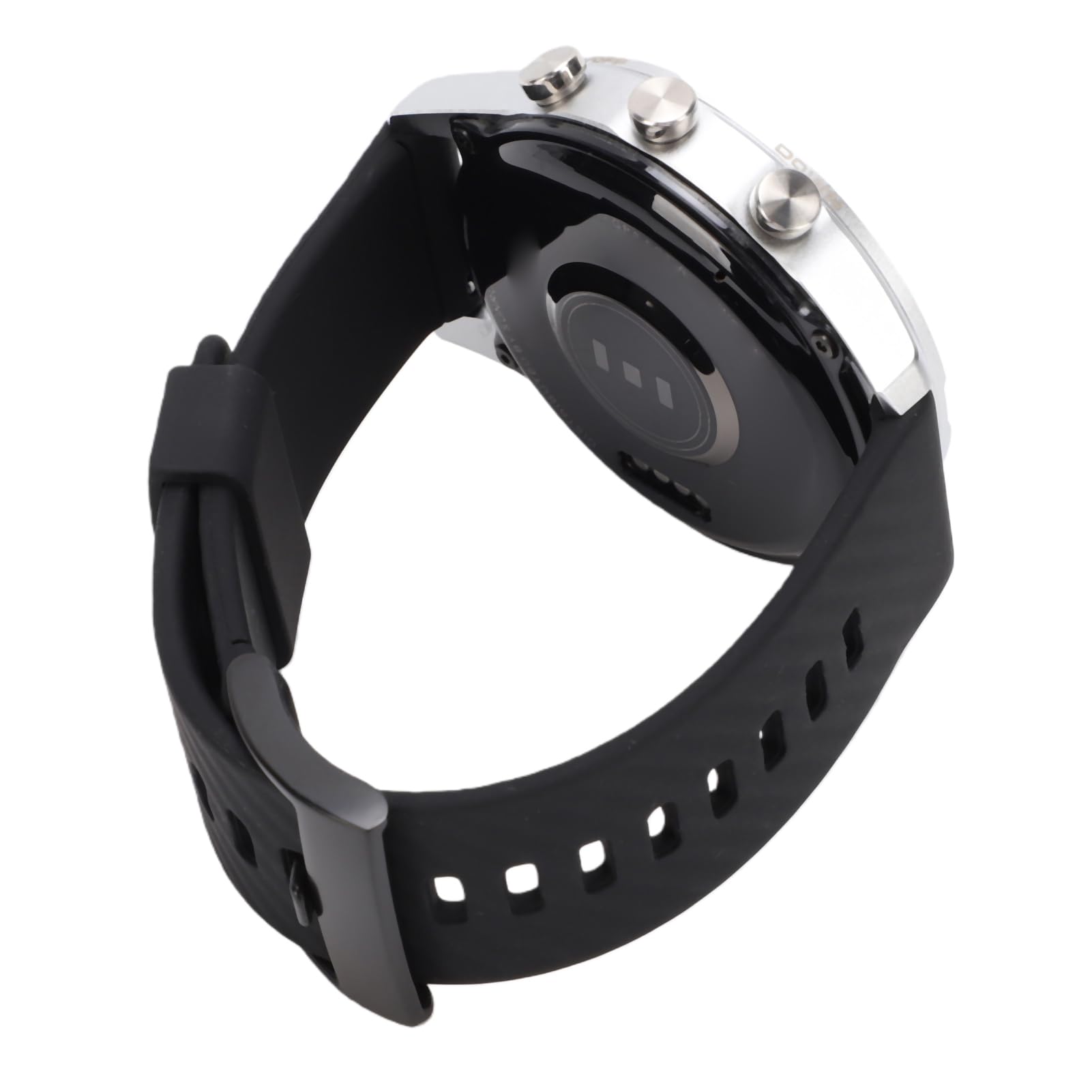 Keenso Smart Watch con Navigazione GPS, Cardiofrequenzimetro, Monitoraggio del Sonno, Resistente All'acqua Fino a 5 ATM, per Uomo Donna Escursionismo Fitness All'aperto (argento+)