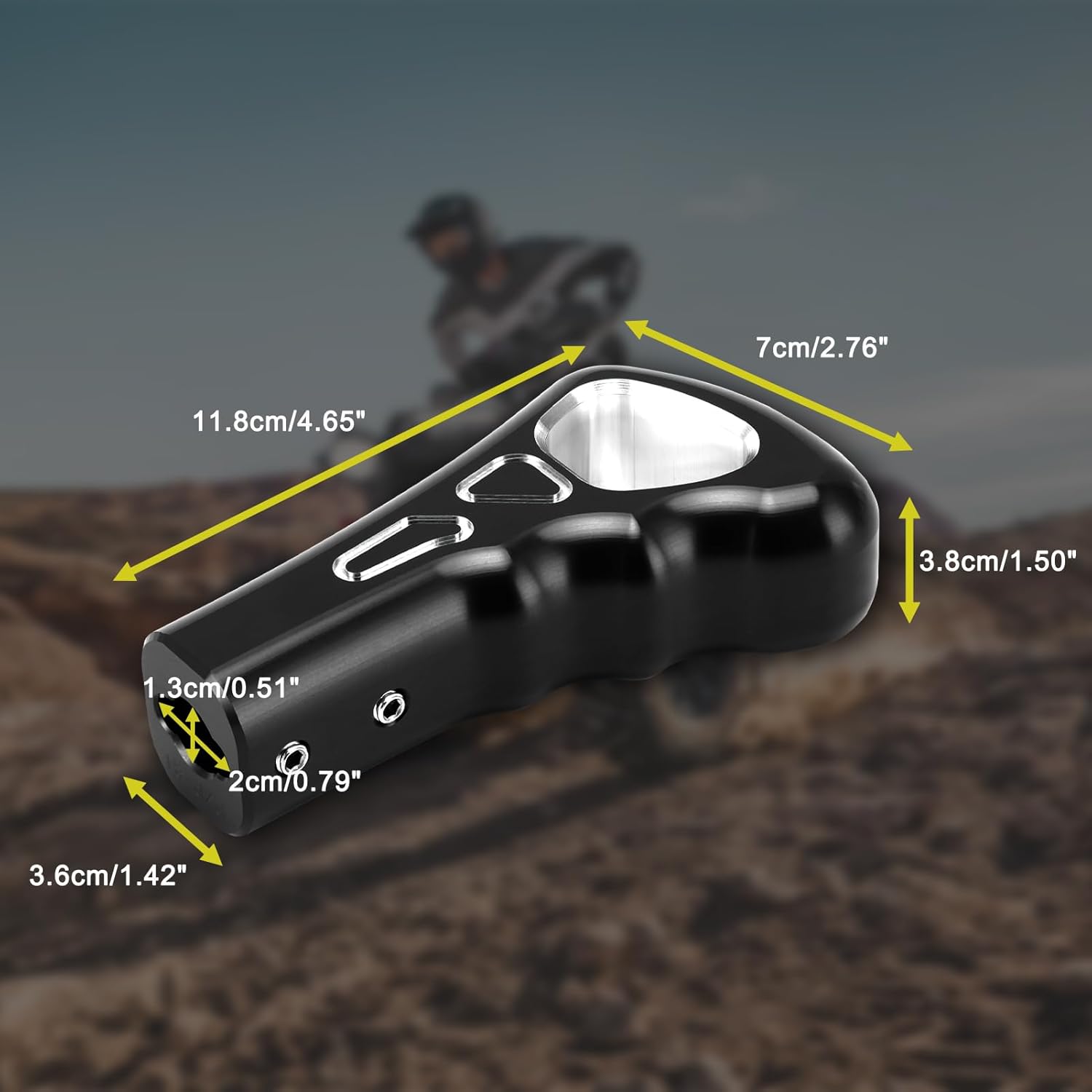 Universal Manual Shift Knob, Threaded Replacement Shifter Handle for Car, Truck, SUV, UTV, for Street, Off-Road and Daily Driving