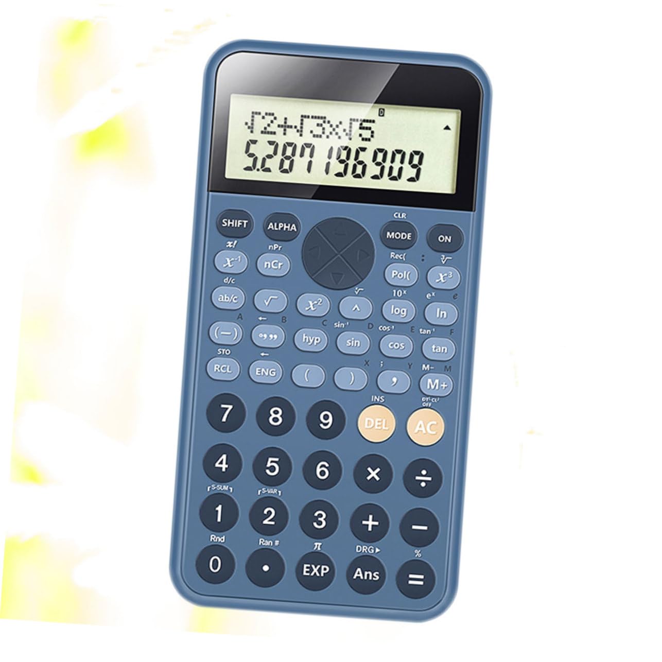 STOBOK 2pièces Calculatrice Scientifique Portable De Fonctions Outil Pratique pour Étudiants Comptabilité Et Mathématiques Bleu