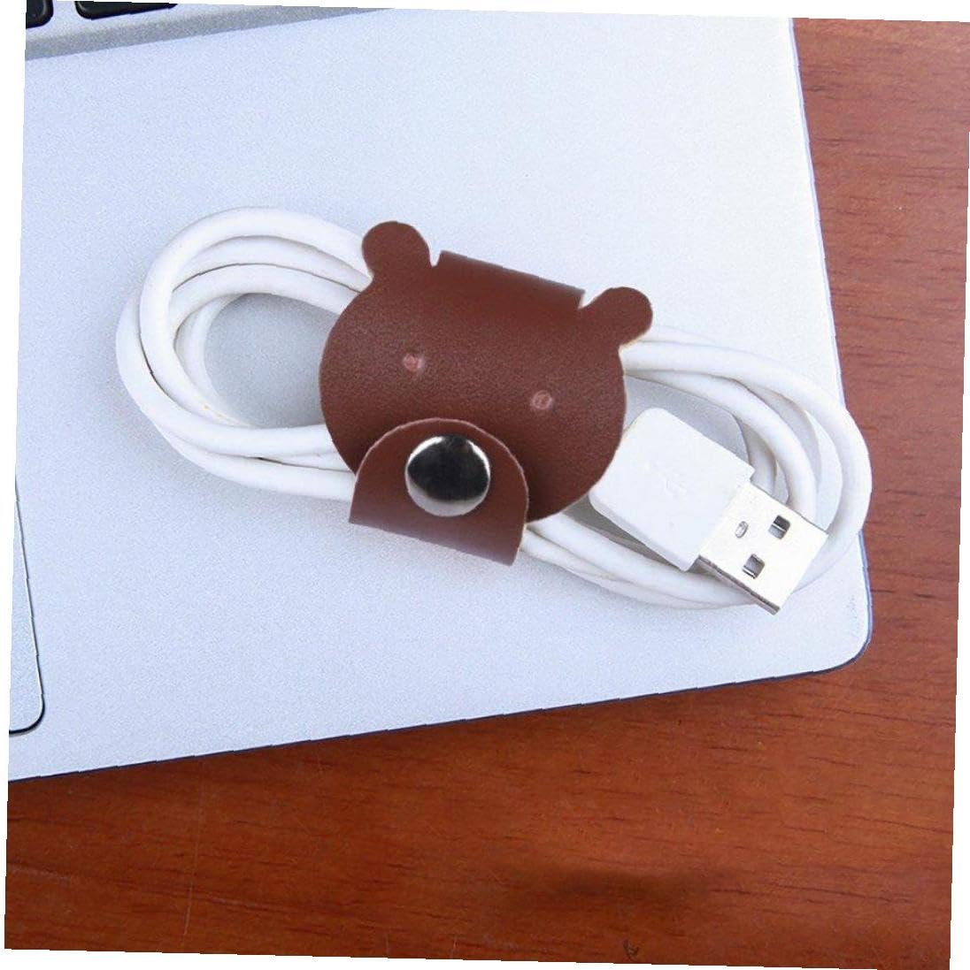 Amazon.co.jp: Vepoty かわいい クマの形 コードクリップ ライン整理 