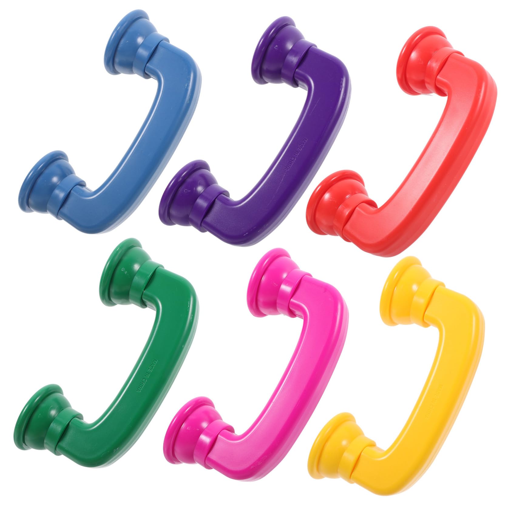 HEMOTON 6pezzi Telefoni Sussurranti Giocattolo in Abs Per Educazione Precoce e Giochi Per Feste Pronuncia e Ricevitore Telefonico Per Ragazzo Ragazza Ragazza Piccoli e Decorazione