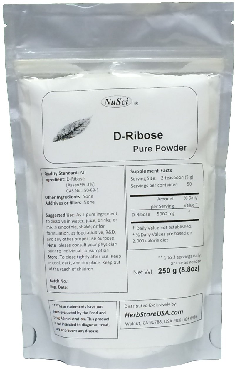 D-Ribose Pure Powder AJI92 Quality Standard (500 Grams (1.1 lb))