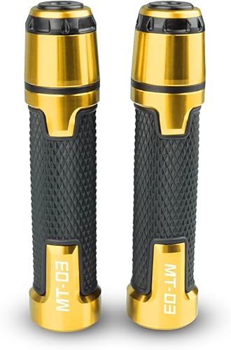 DOUKI Para Y&AMAHA MT-03 MT03 MT 03 2014 2015 2016 2017 2014-2018 MT-03 MT03 MT 03 Manillar de motocicleta Agarraderas de mano (color dorado)