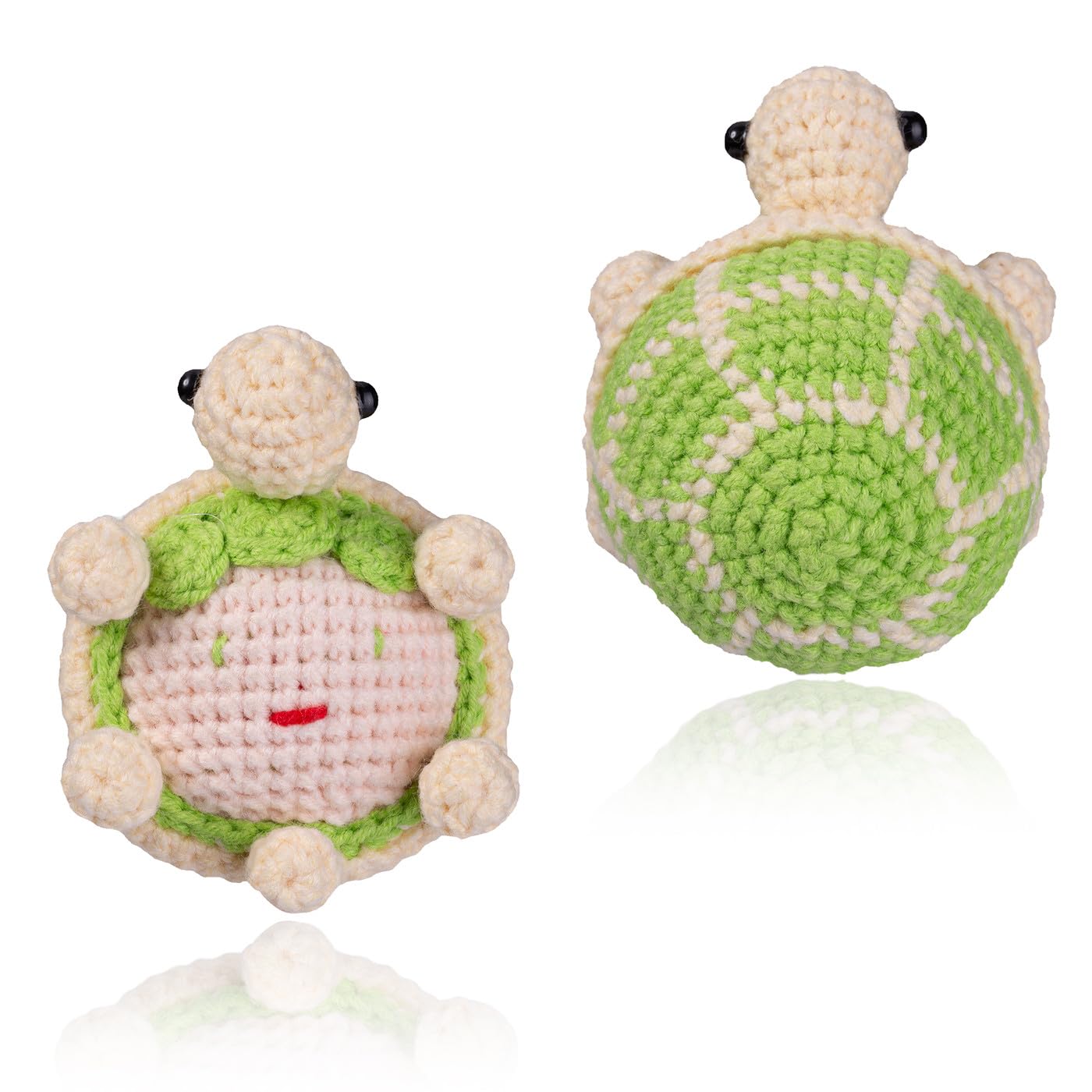 GUJOXILA Turtle Crochet Gifts Sea Turtle Themed Gifts for Women Men Luck Cute Funny Small Funny Crochet Gift