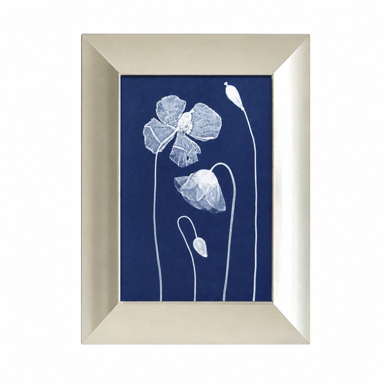 XLWLLNJ Lienzo Decorativo con Madera Minimalista, Cuadro Enmarcado, Floral, Lámina Enmarcada, para Dormitorio, Oficina, 50x70cm