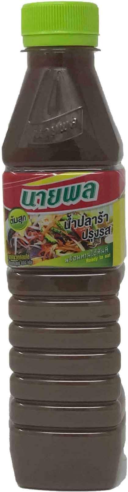 Thai Fish Sauce Fermented Papaya Salad Dressing Nay Pol DOK MAI 400ml (1 Bottle)