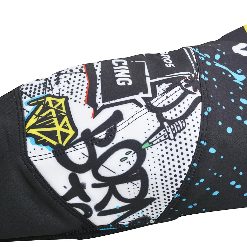Giovani Completo Maglia e Pantaloni da Motocross e MX BMX Enduro MTB Moto Quad Fuoristrada Corse Bambini Ragazzi Ragazze
