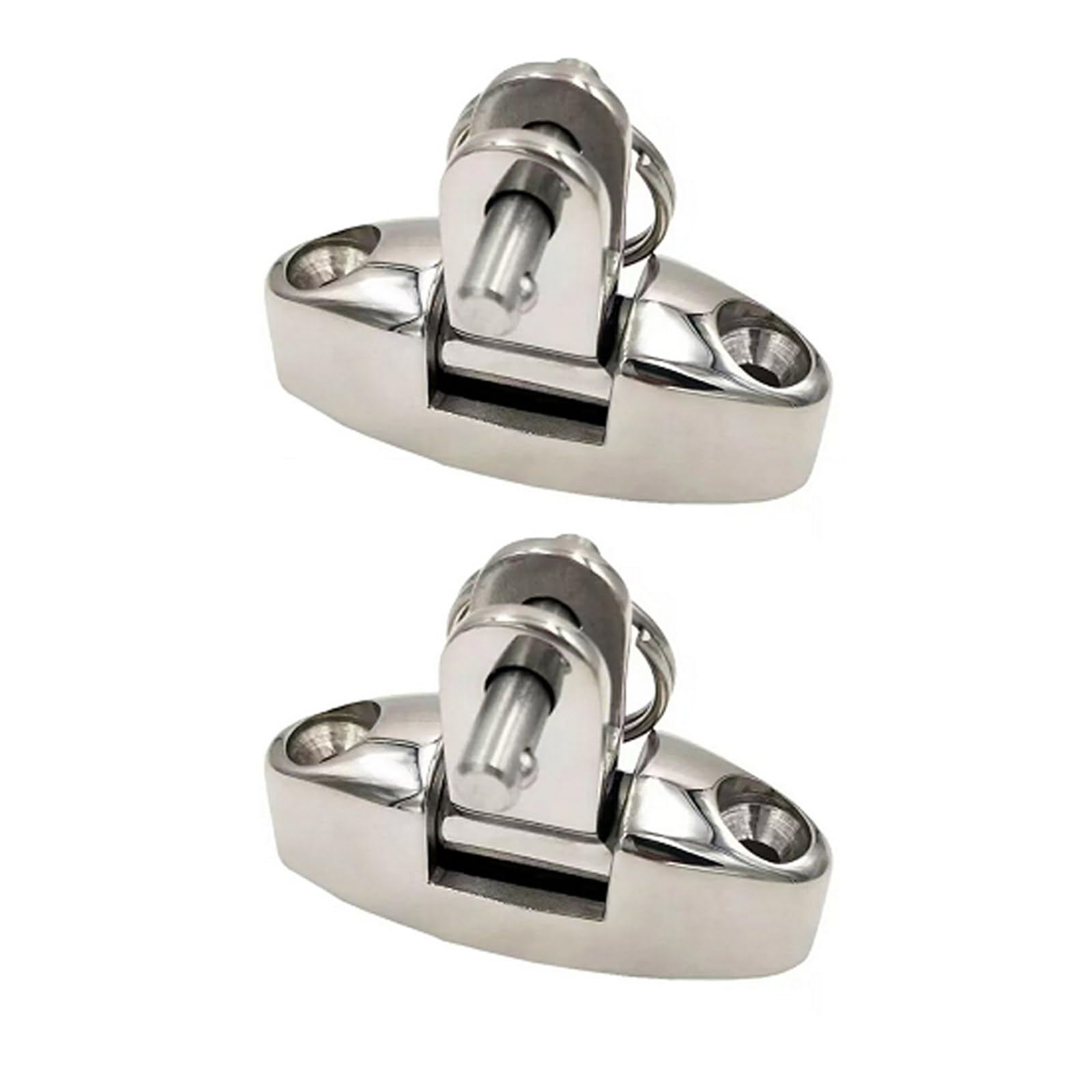 of 2 70mm Marine Grade Rustless Spring Pin Joint for Vessel Shade and Sunshade Applications Marine Joint Rustless