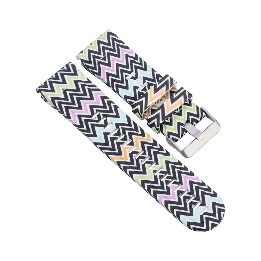 22 26 mm Impression de bandoulière de Montre à Ajustement Rapide pour 7X 7 7s 6X 6 6s Pro 5X 5 5s Plus 3 3hr Smart Bracelet