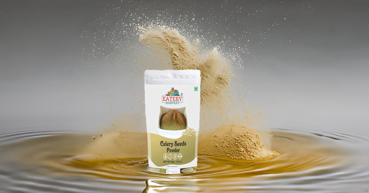 EATERY HARVEST by Saipro Celery Seeds Powder 150 gm, For Seasonings| Salad Dressings| Spice Rubs | Herbal Teas| Spice Premixes| ajmoda spice seeds powder - Image 5 thumbnail