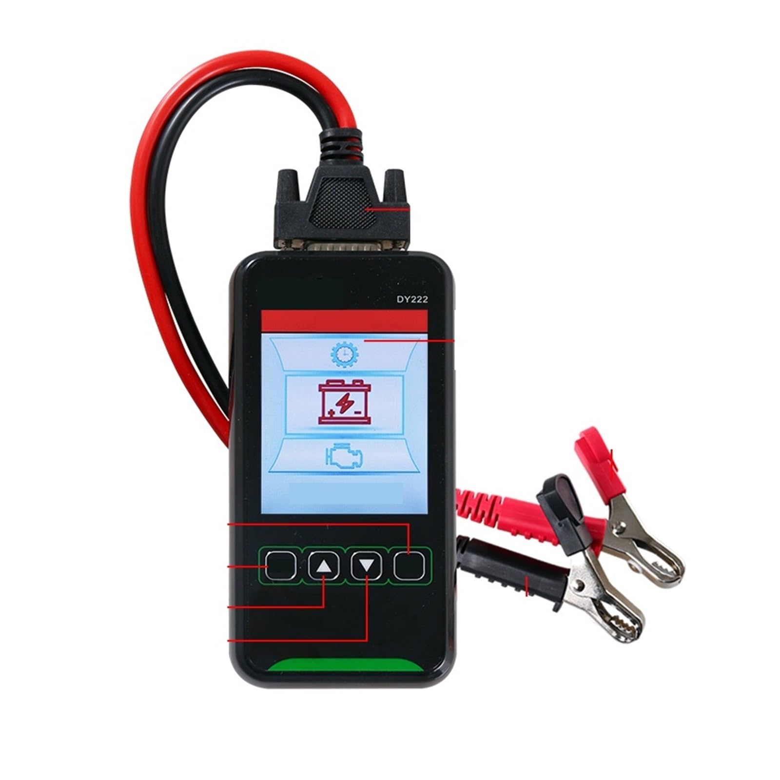 Testeur De Stockage Voiture Capacité Batterie Électrique Résistance Interne Start-stop Détection Rapide Précise