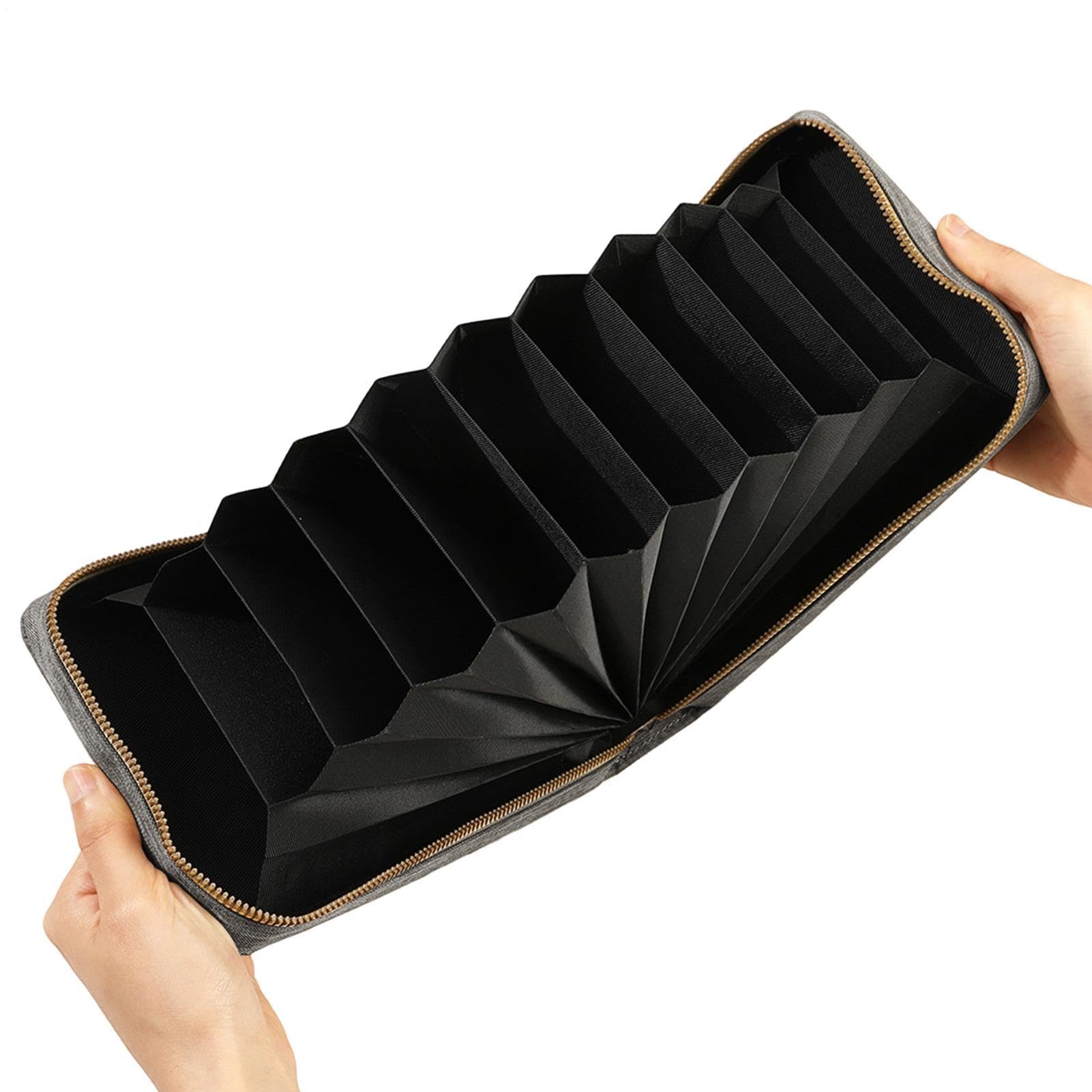 Bolsa para Agujas de Tejer Estuche Fino Multicapa Portátil