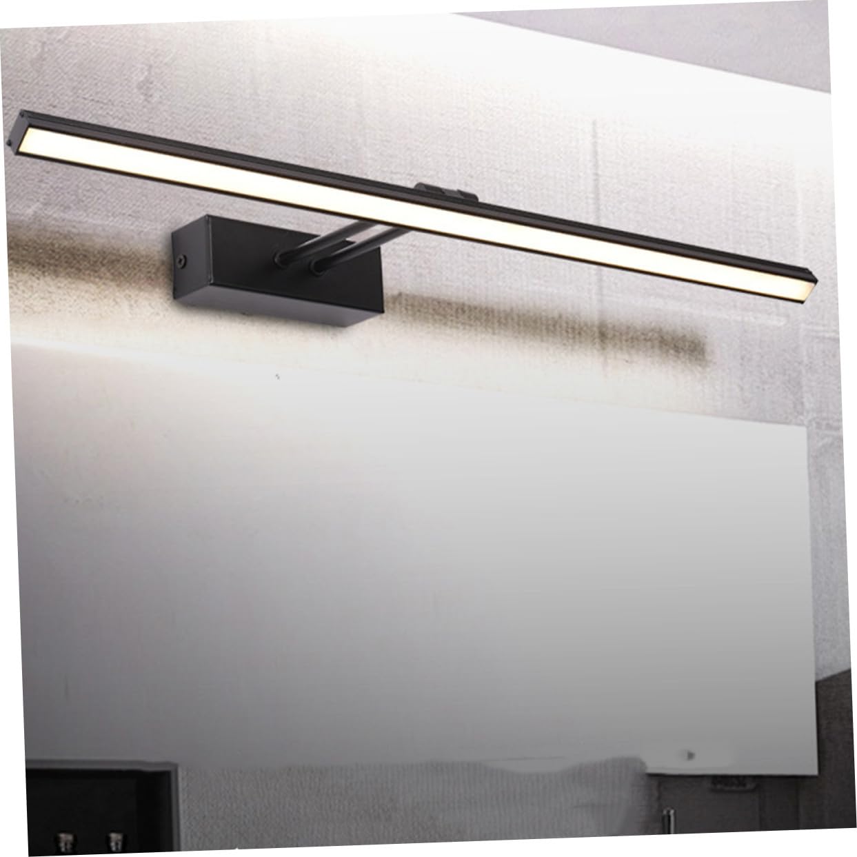 Lampe LED Miroir 10w Noire, Éclairage Coiffeuse Moderne pour Salle de Bain