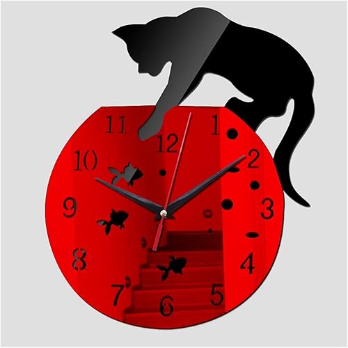 Reloj de pared MANHONG Decoración Nuevo Reloj de pared Reloj de cuarzo Gran Decoración DIY Reloj Acrílico Espejo Moderno De Pared 3D Pegatina Sala