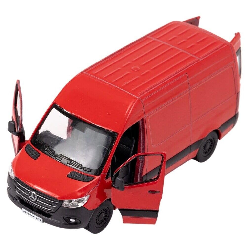 Modellino Auto Pressofuso Mercedes-Benz Sprinter Polizia, Scala 1:43, Padgetts, Nuovo