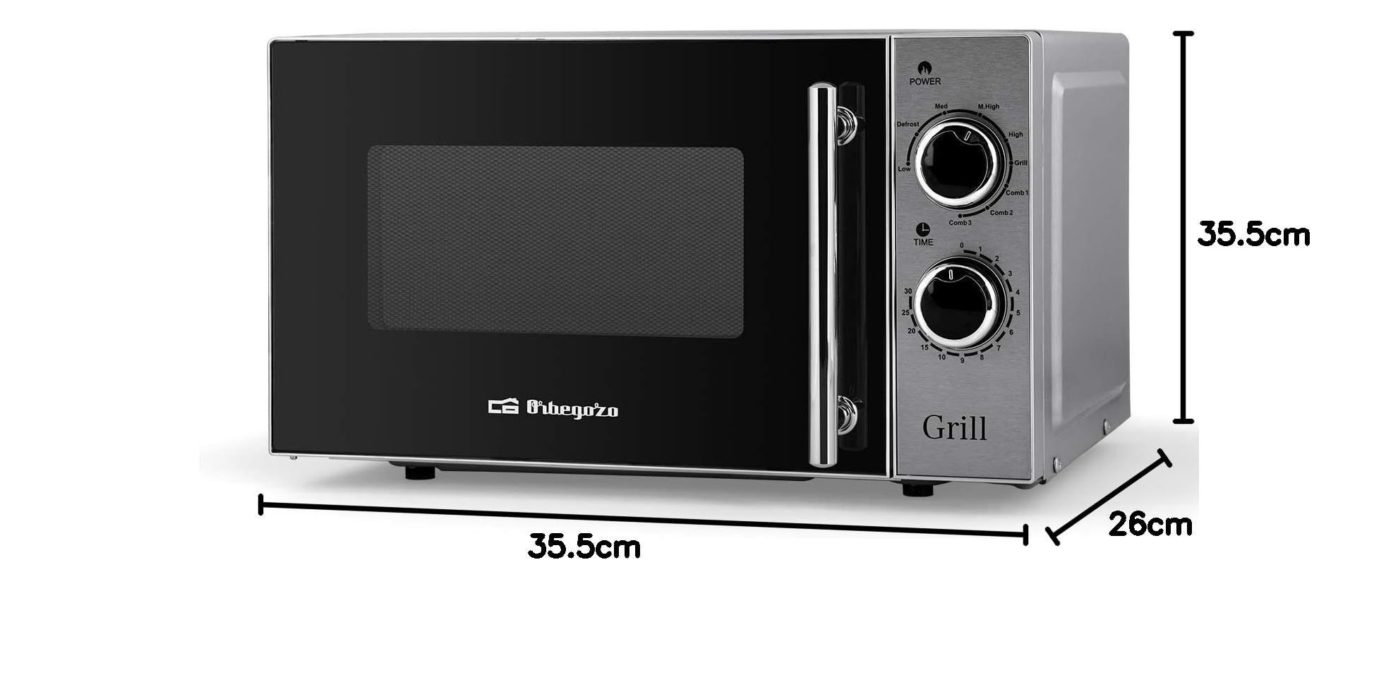 Orbegozo MIG 2550 Microondas Con Grill 20L 700W