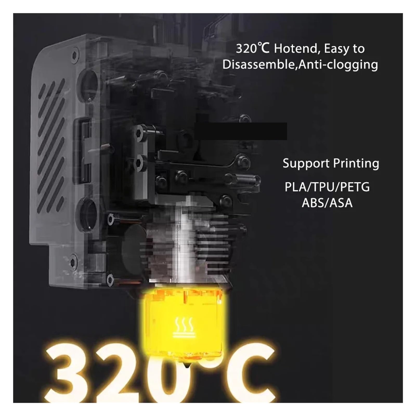Compatibile con Anycubic, kit hotend for Kobra S1/Combo