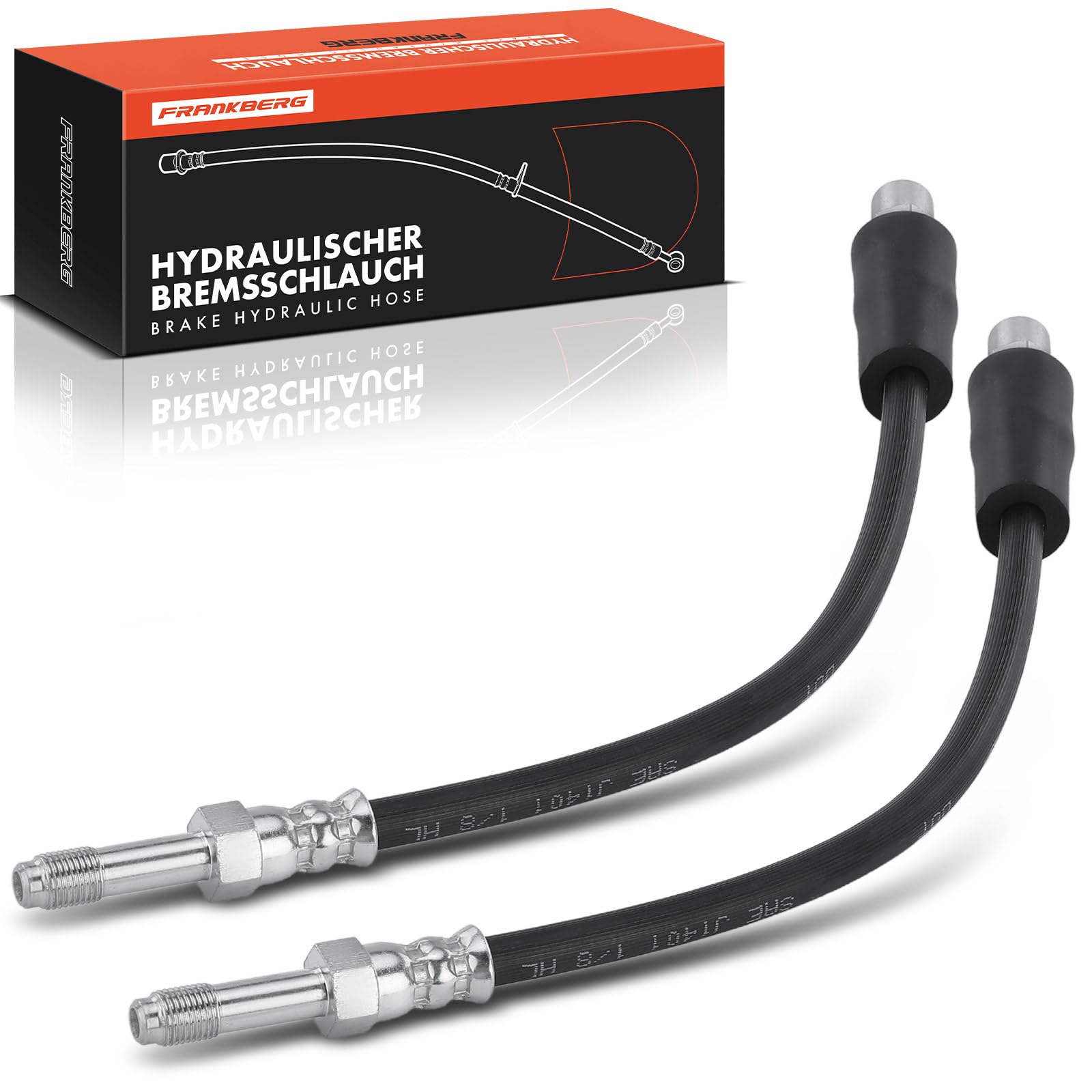 Frankberg 2 flexibles de frein arrière gauche droit 34301165190 | Compatible avec: Série 5 E39, Série 5 Touring E39
