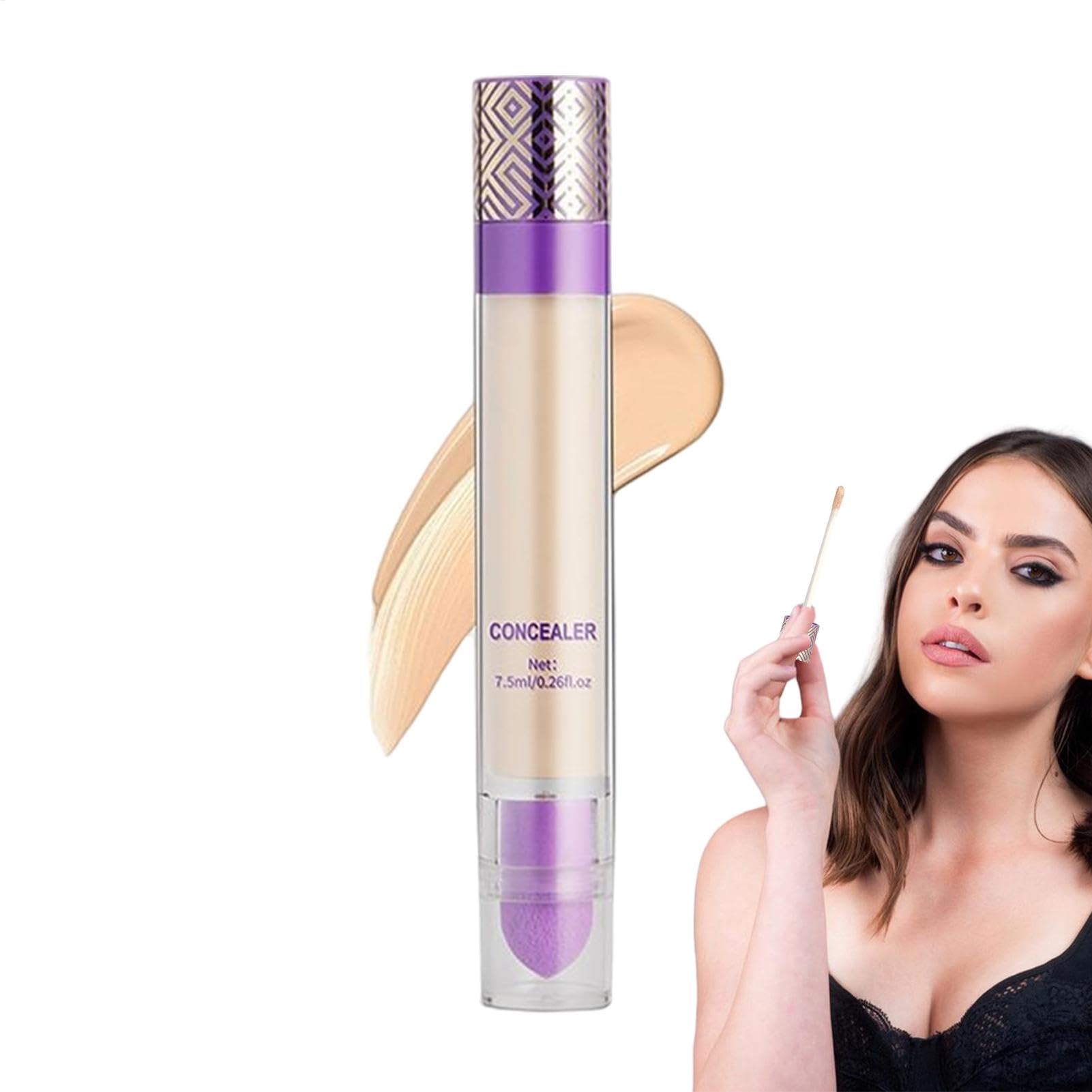 Blemish Concealer Stick - Pimple Concealing Rod Scar Disguising Pen Dark spat Minimizing Applicator Redness Neutralizing Marker Under