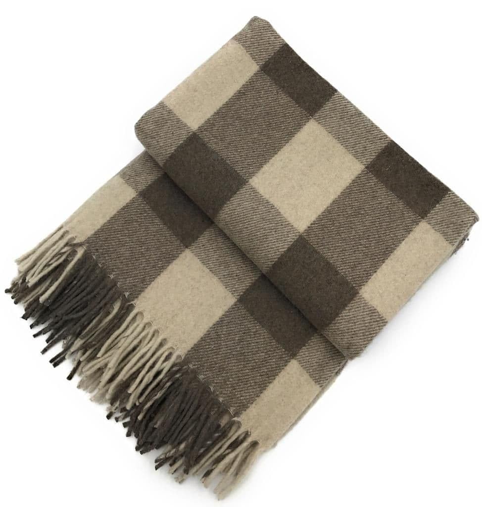 Braw Clans Tartans Men's Jacob Soft Wool Tartan Travel Blanket For Car And Caravan - 70X60 Inches Large Blanket - Scottish Plaid, Checkered, Indoor, Lightweight Outdoor Warm, Bed And Sofa, Picnic Rug - Tartan