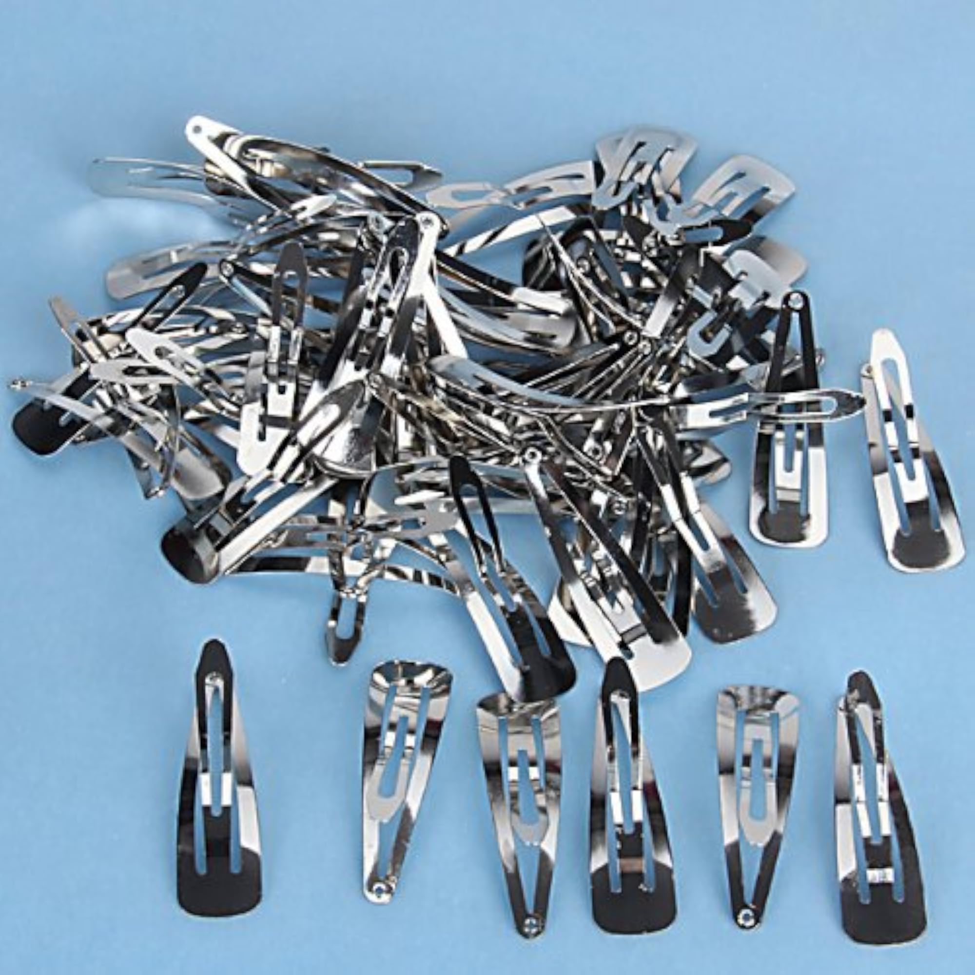 100pcs Durable Fashionable Snap Hair Clips for Hair Styling