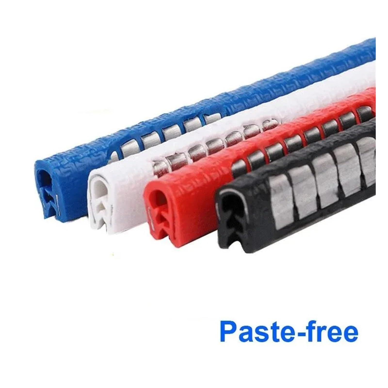Strisce Antigraffio Portiere Protezione Universale Per Il Bordo Della Portiera Striscia Anticollisione Con Antigraffio Sul Supporto Adesivo Portiere Dei Veicoli In Pvc(White 10M)