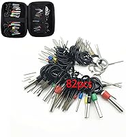 Vista 1 de Kit de herramientas de expulsión de extracción de terminales, kit de herramientas extractoras de pasadores de arnés de coche, conjunto