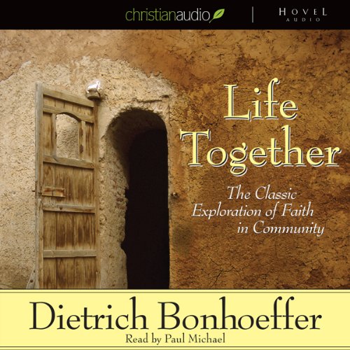 Life Together Audiolibro Por Dietrich Bonhoeffer arte de portada