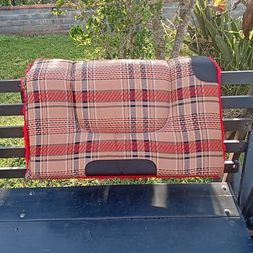 Manta Para Selas Baixeiro De Pelúcia Ideal Para Cavalos (xadrez claro)