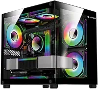 PC GAMER PRETO RYZEN 7 5700G, 32GB DDR4, SSD M.2 NVME 1TB, FONTE 500W 80 PLUS, MB A520