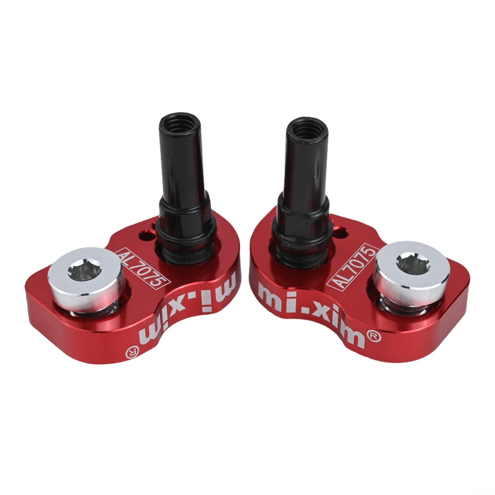 HpLive AL7075 Bicycle for V-BRAKE Adaptor Bracket Frame Brake Extension 22 mm Aluminium for Larger Wheels (Red)