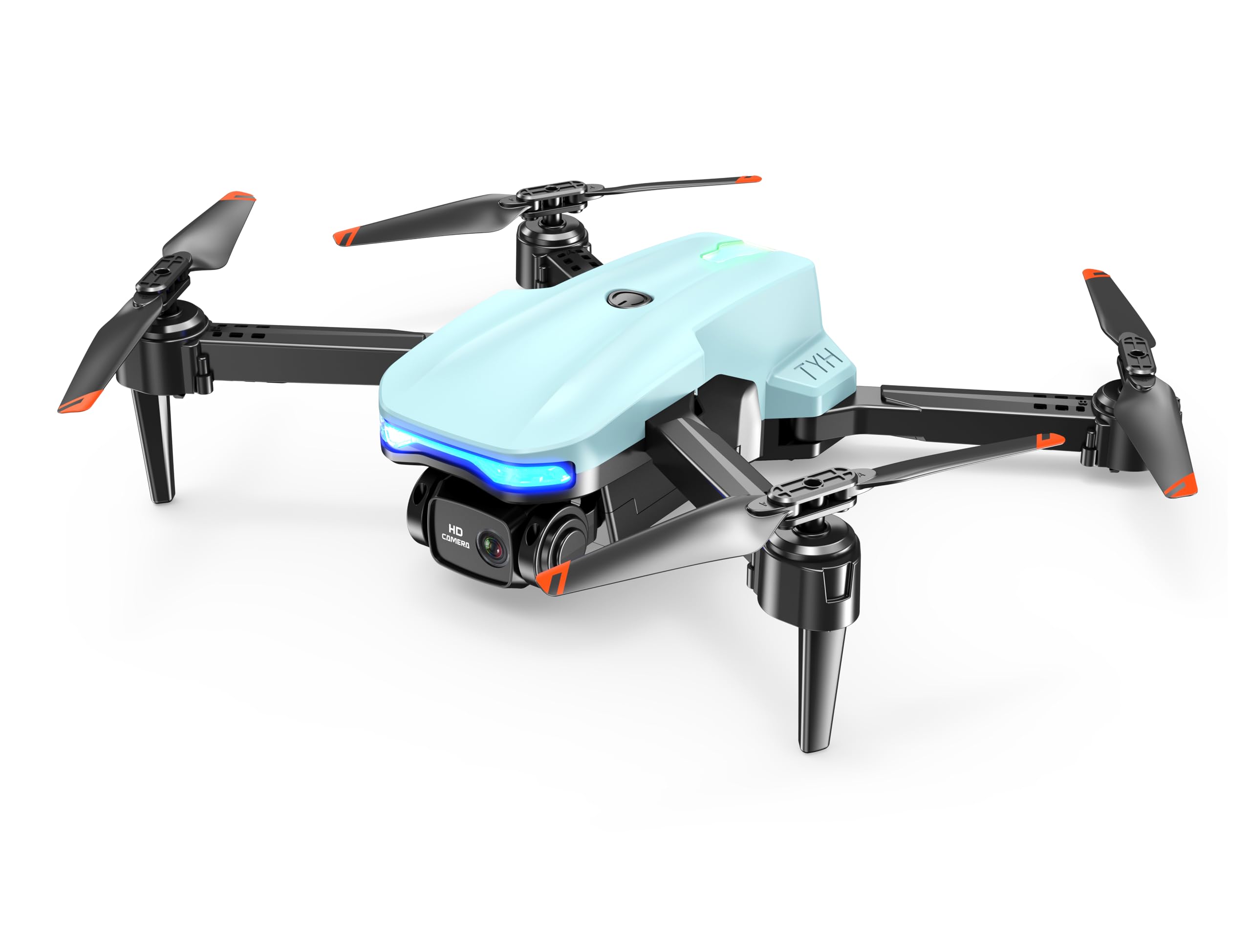 T29 Drone avec Caméra, Quadricoptère Jouet pour Enfants et Débutants, Moins de 250g, Autonomie de Vol 30 Minutes, Mode Sans Tête, Maintien d'Altitude-Bleu glacier