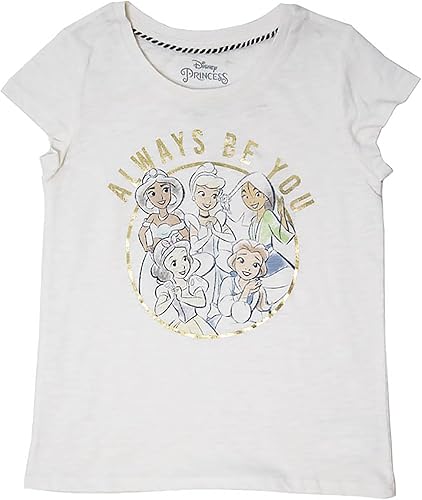 Disney 22prin00334a-001 T-Shirt, Ecru, Taille XS Fille