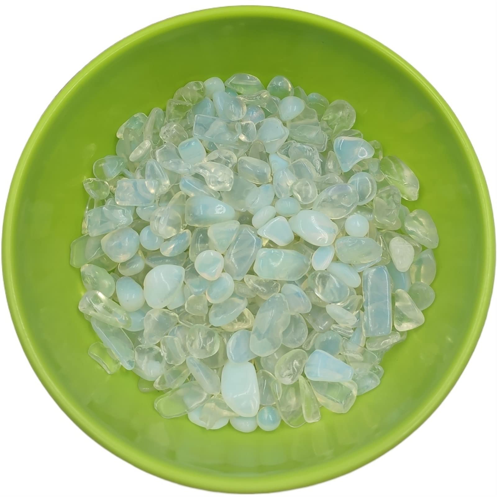 Natural Crystal Rough 100g/Pack Opalite Quartz Crystal Tumbled Stone Chip Gravel Home Room Decoration DIY Aquarium Polished Bulk