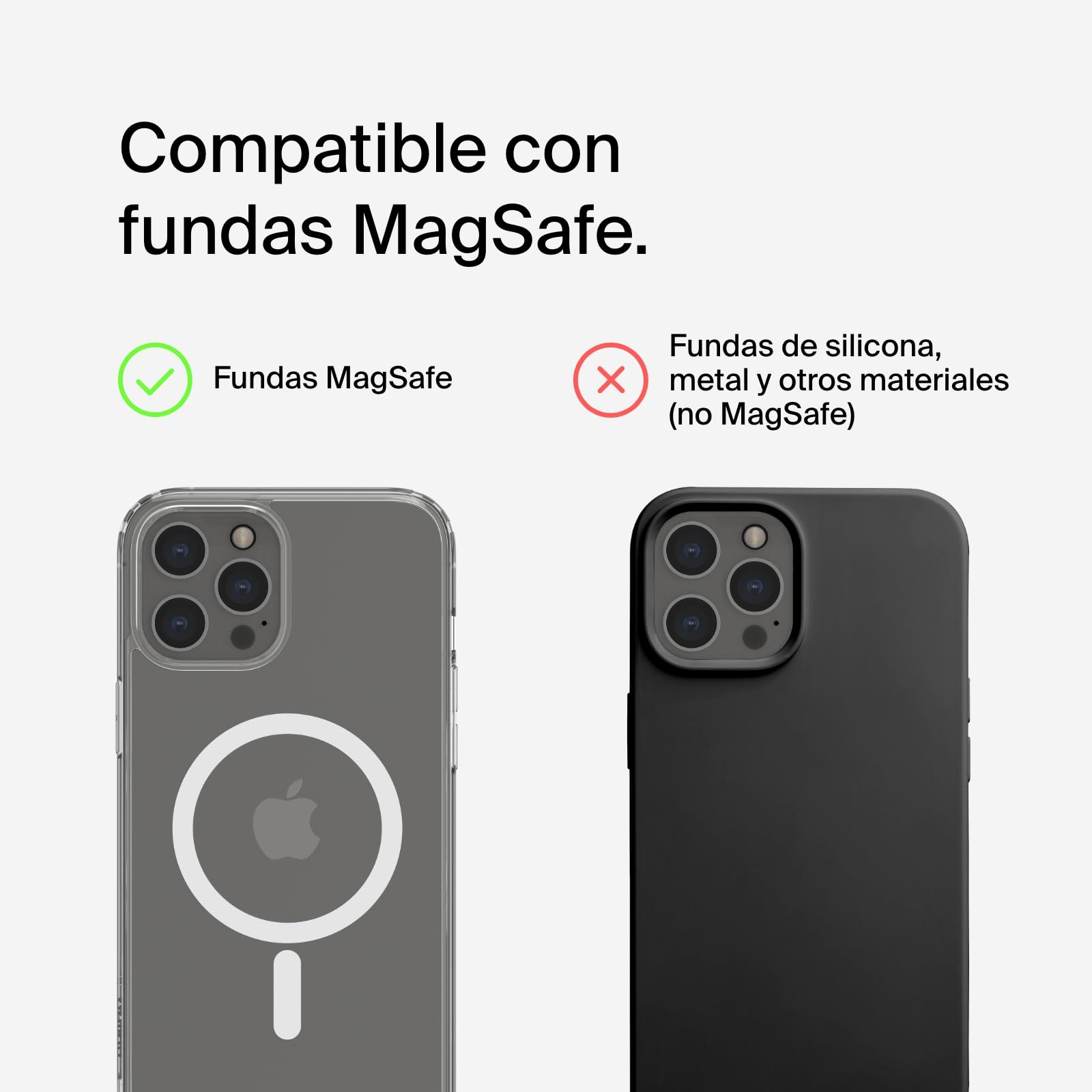 Belkin BoostCharge Cargador Qi2 3 en 1, Estación de Carga Inalámbrica con MagSafe, Base de Carga Qi2 para iPhone 17, Air, Pixelsnap, Apple Watch, AirPods, Fuente de alimentación - Blanco
