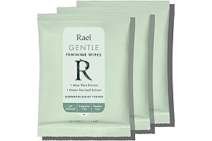 Rael Flushable Period Wipes for Teen Girls