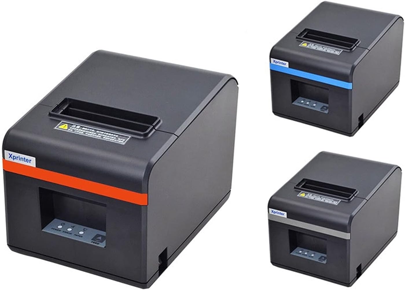 Label Printer 80mm Thermal Receipt Printers POS Ticket Printer with