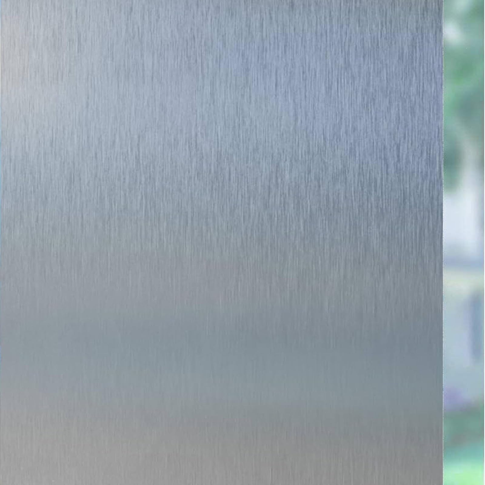 Window Privacy Film 130 x 300 cm(51 x 118inch) Sun Blocker Heat Reducing Easy Removal Light Blocking Static Window Clings Static Window Film for All Smooth Glass Surface, Black matte