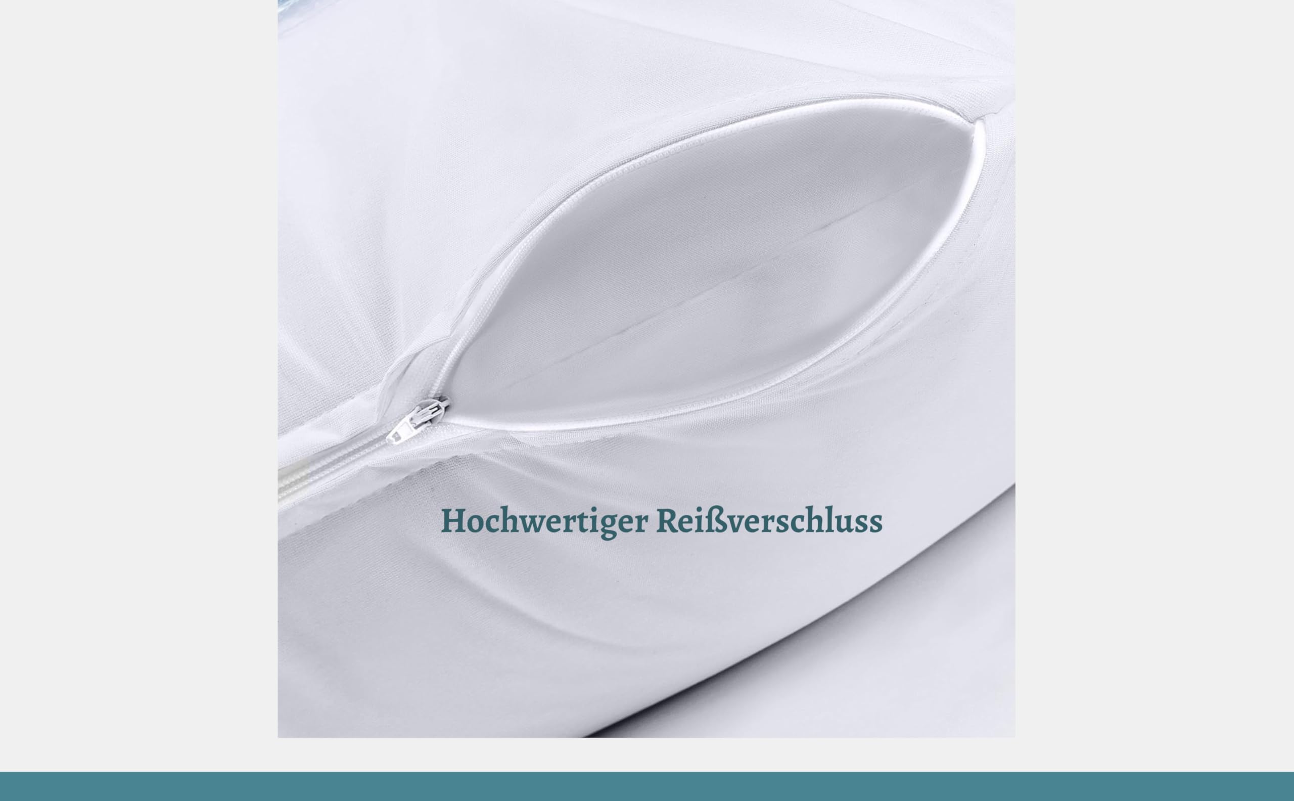 Wasserdichter Bettbezug 135x200 cm,Premium Quality, Kein Knistern- Hypoallergen & Waschbar (95C) Bettdeckenschoner Wasserdicht, Milbenbezug, Inkontinenz Bettbezug 135 x 200