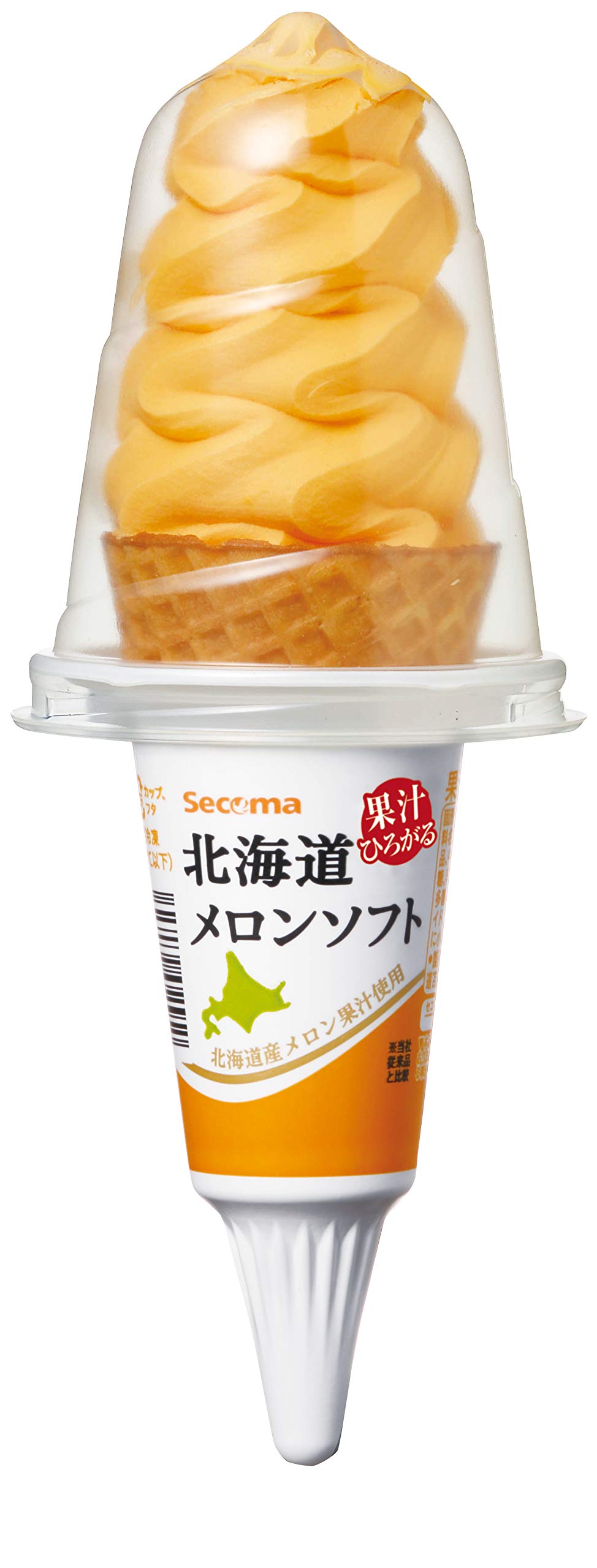 Amazon.co.jp: [冷凍] Secoma 北海道メロンソフト 170ml : 食品・飲料