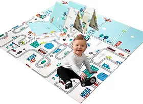 Tapete Térmico Emborrachado Dupla Face Infantil para Atividades Cidade 1,50 x 2,00M - IM43013