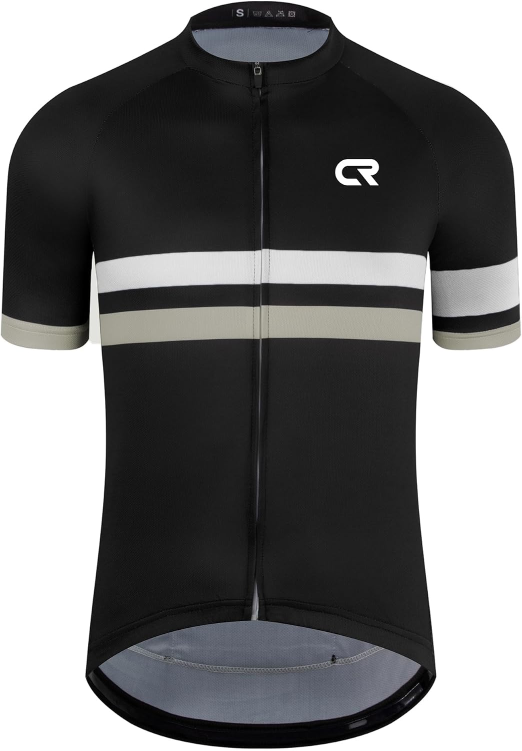 Coconut Ropamo CR Mens Cycling Jersey Short Sleeve Road Bike Shirt with 3+1 Zipper Pockets Breathable Quick Dry