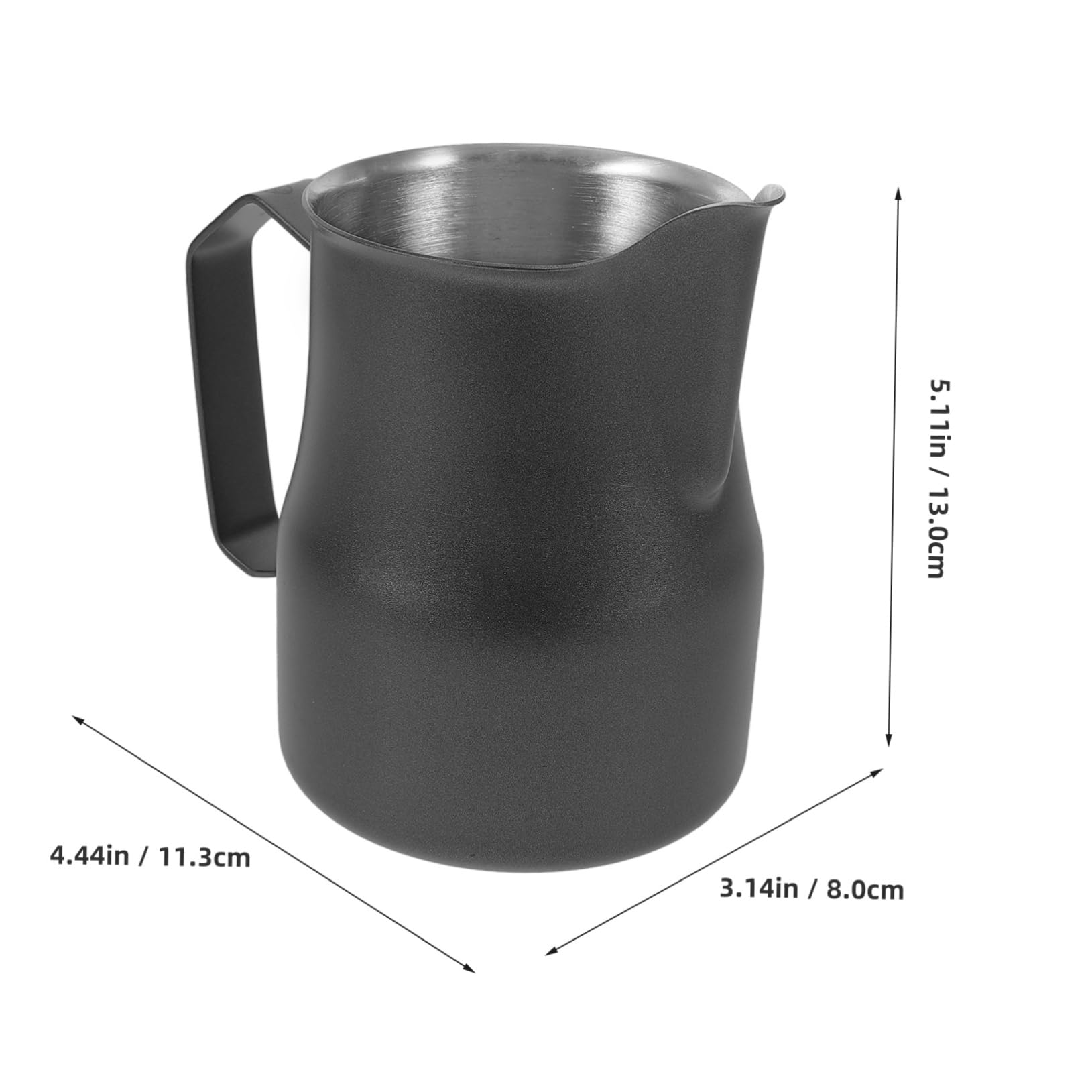 Angoily 3piezas Espumador De Leche Inoxidable Para Café Jarra De Espuma De Para Latte Art Para Espresso y