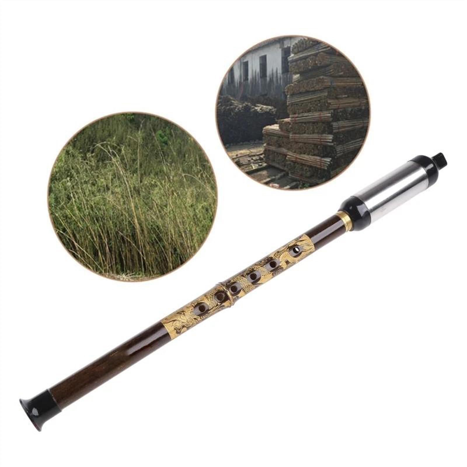 Flauta de bambú profesional Flautas De Viento De Madera Bawu Para Instrumento Musical De Tubo Clave Flauta De Bambú