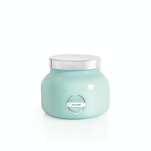 Capri Blue Volcano Scented Candles - Luxury Glass Jar Candles for Home Scented with Tropical Fruit & Sugared Citrus - Soy Wax Blend - Capri Blue Volcano - Aqua Color (19 oz)