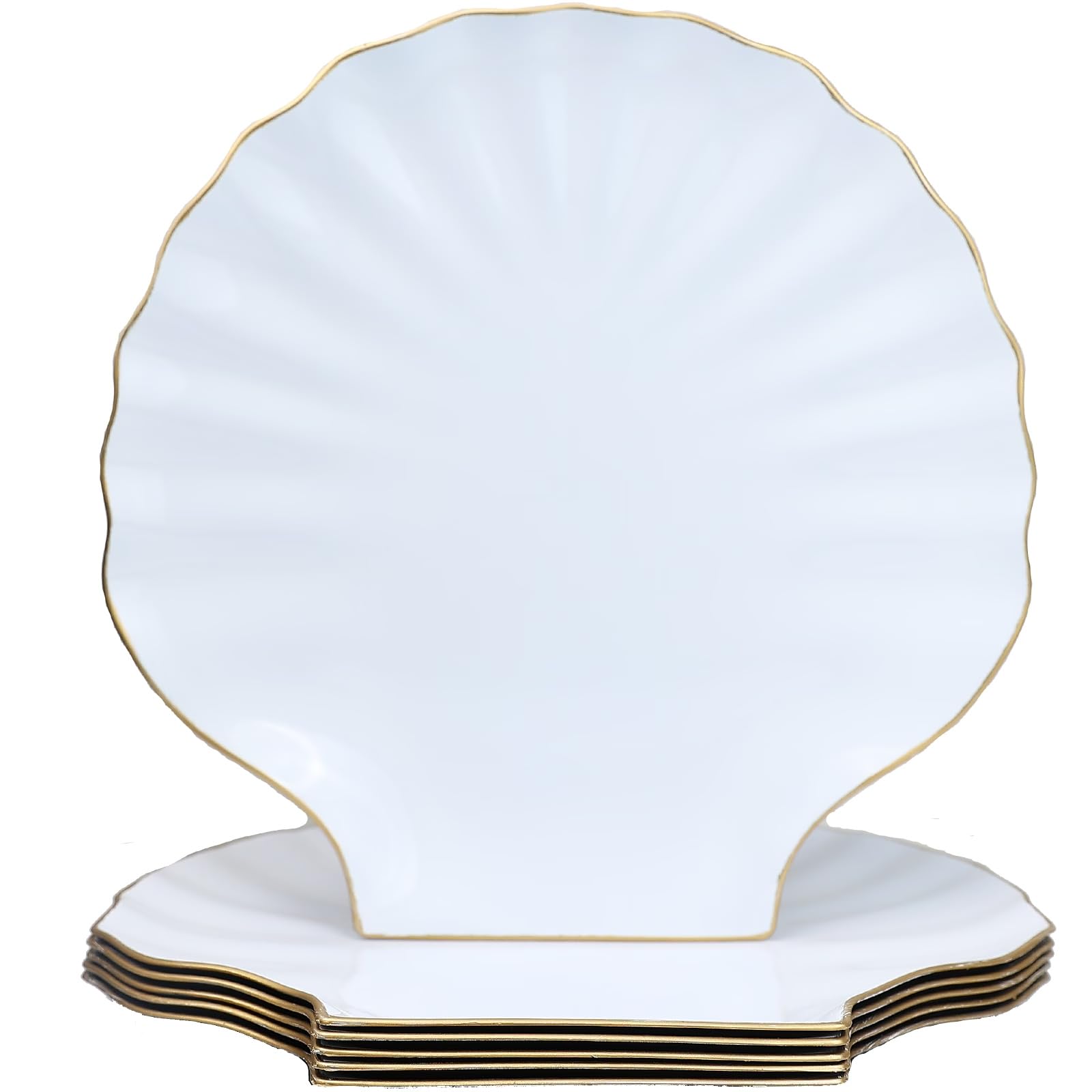 Spsyrine White Charger Plates, 13