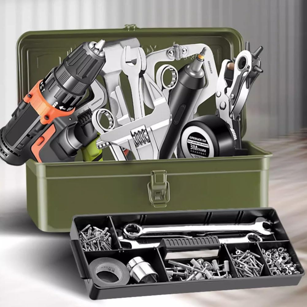 Metal Multifunctional Large Car Carry Box Household Car Repair 