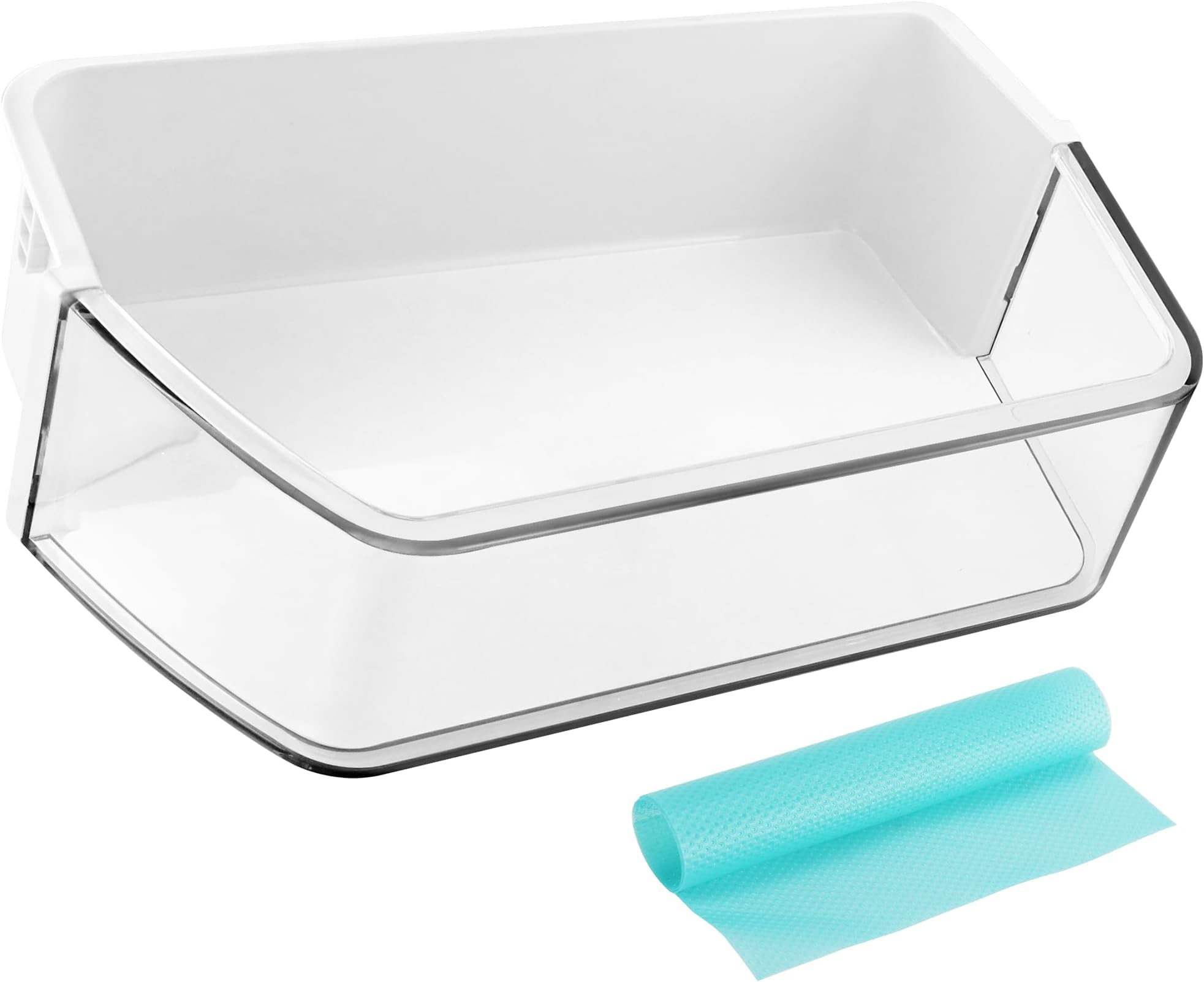 DA97-12657A Refrigerator (LEFT) Door Shelf Bin Replacement Fit for Sam-sung RF260BEAESR RF261BEAESR RF261BEAESP Refrigerator, Replace AP5621270 DA63-06867 Fridge Door Basket Bin By Fetechmate
