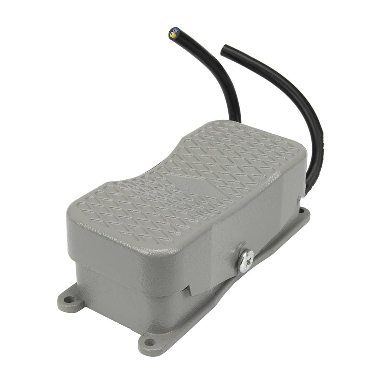 Caja de aluminio interruptor de pie YDT1-20 con dos cables para control de motores